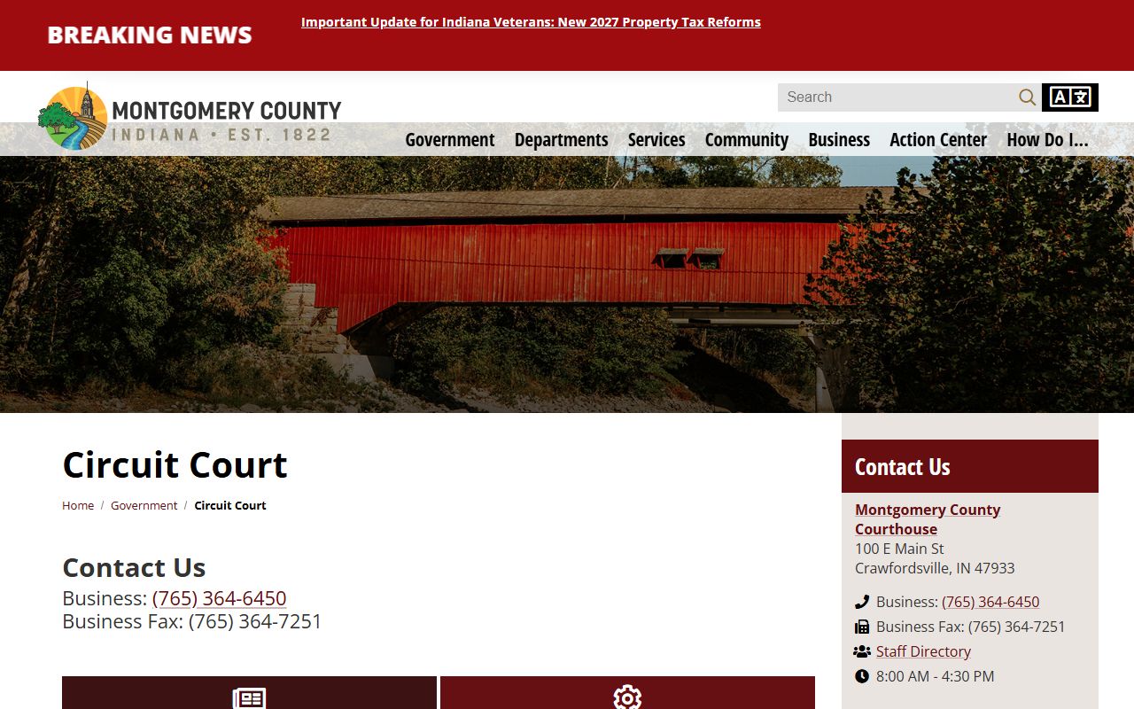 Montgomery County Circuit Court records and case lookup