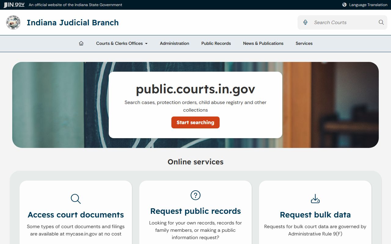 Montgomery County court records Indiana public access resources