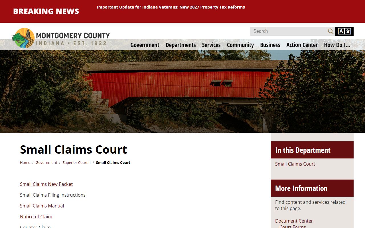 Montgomery County probate records court forms and filing resources
