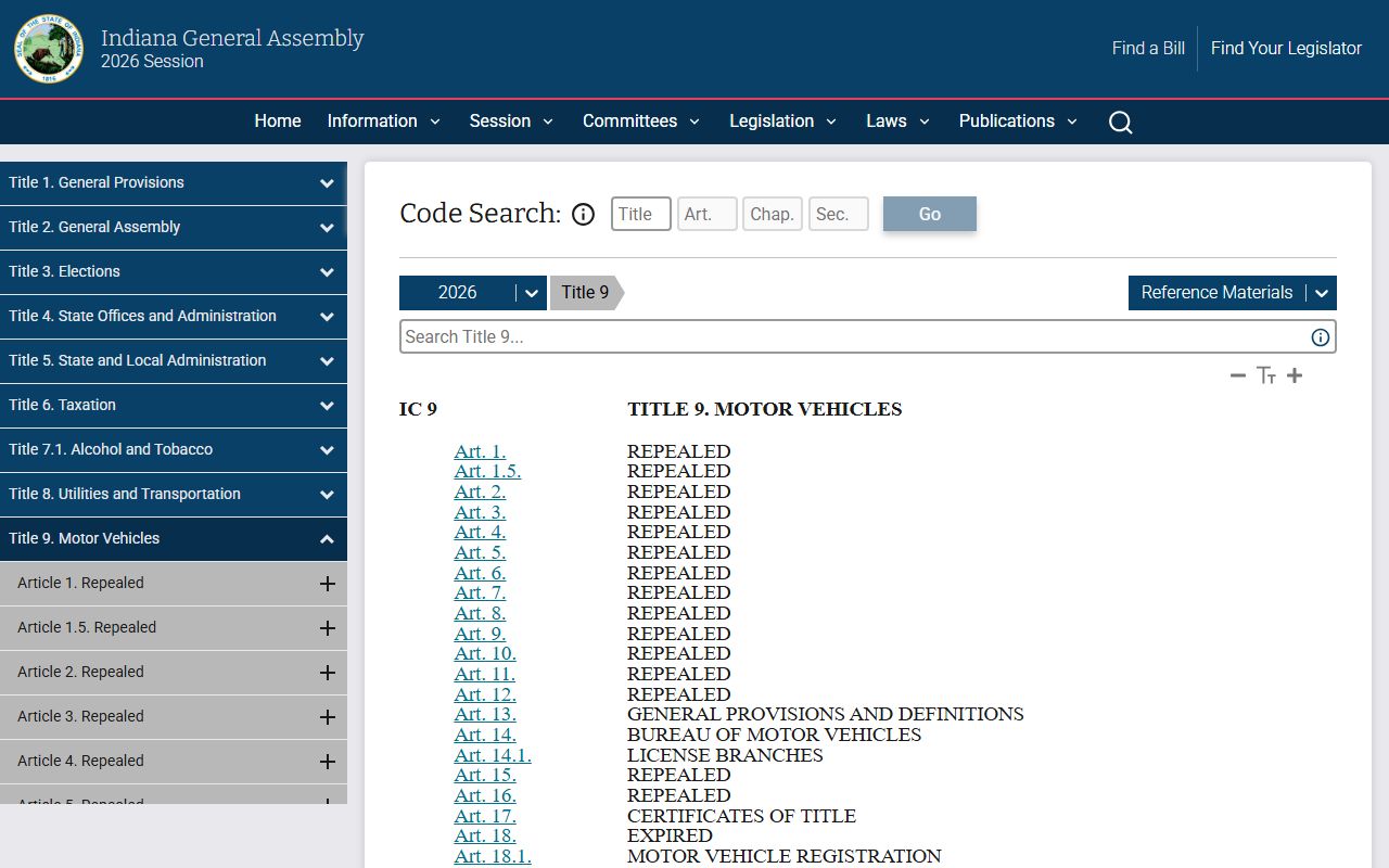 Montgomery County traffic court records Indiana traffic law