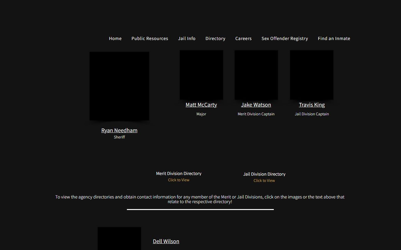 Montgomery County warrant records sheriff directory and warrant contacts